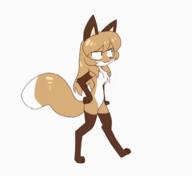 artist:fiddleafox brown_fur character:averi_(fiddleafox) dipstick_tail ears female gloves_(marking) meta:animation meta:gif running socks_(marking) species:canine species:fox species:mammal tail white_fur // 560x514 // 395KB