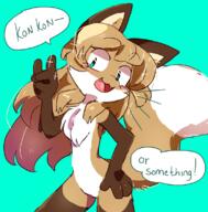 artist:fiddleafox brown_fur character:averi_(fiddleafox) dipstick_tail ears female gloves_(marking) kon_kon or_something socks_(marking) species:canine species:fox species:mammal tail white_fur // 1112x1131 // 668KB