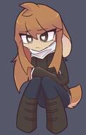 artist:biankers ears eyes female hair simple_background species:canine species:fox species:mammal tail // 2365x3724 // 314KB