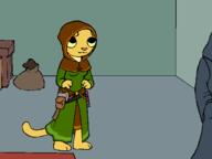 character:katia_managan copyright:prequel_adventure copyright:the_elder_scrolls dress ears female meta:2011 meta:animation meta:gif species:feline species:mammal tail // 600x450 // 41KB