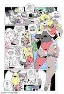 artist:shepherd0821 blonde_hair blue_eyes brown_fur clothing computer console dress duo female game_console male meta:comic meta:text office red_clothing red_dress species:deer species:human species:reindeer tail // 1550x2257 // 3.5MB