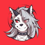 artist:fwflunky character:loona_(helluva_boss) copyright:helluva_boss copyright:mythology female grey_fur meta:2021 species:canine species:canine_demon species:demon species:hellhound species:mammal species:mythological_canine species:mythological_creature teeth white_fur white_hair // 3444x3444 // 1.6MB