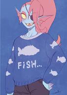 ears female happy scales undertale undyne_(undertale) // 1080x1528 // 798KB