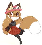 artist:fiddleafox brown_fur character:averi_(fiddleafox) character:serena_(pokemon) copyright:generation_6_pokemon dipstick_tail ears female gloves_(marking) socks_(marking) species:canine species:fox species:mammal tail white_fur // 865x926 // 50KB