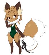 artist:fiddleafox brown_fur character:averi_(fiddleafox) dipstick_tail ears female gloves_(marking) socks_(marking) species:canine species:fox species:mammal tail white_fur // 845x942 // 53KB