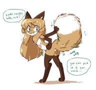 artist:fiddleafox brown_fur character:averi_(fiddleafox) dipstick_tail ears female gloves_(marking) socks_(marking) species:canine species:fox species:mammal tail white_fur // 1516x1422 // 152KB