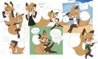 artist:fiddleafox brown_fur character:averi_(fiddleafox) collage dipstick_tail ears female gloves_(marking) pawpads paws pink_pawpads socks_(marking) species:canine species:fox species:mammal tail white_fur // 2304x1384 // 286KB