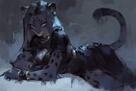 black_fur female on_side species:feline species:leopard species:mammal // 735x490 // 46KB